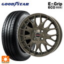 ダイハツ コペン(LA400K)用 165/50R16 75V グッドイヤー エフィシェントグリップ エコ EG02 ビックウェイ レイシーン プラバ 9M Jr2 BR/P 新品サマータイヤホイール 4本セット