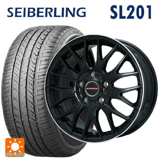 【6/15〜16限定 全品P5倍＆クーポン】165/45R16 74V XL セイバーリング セイバーリング SL201(ブリヂストン工場生産） ビックウェイ レイシーン プラバ 9M Jr2 GBK/リムP 16-5J 国産車用 サマータイヤホイール4本セット