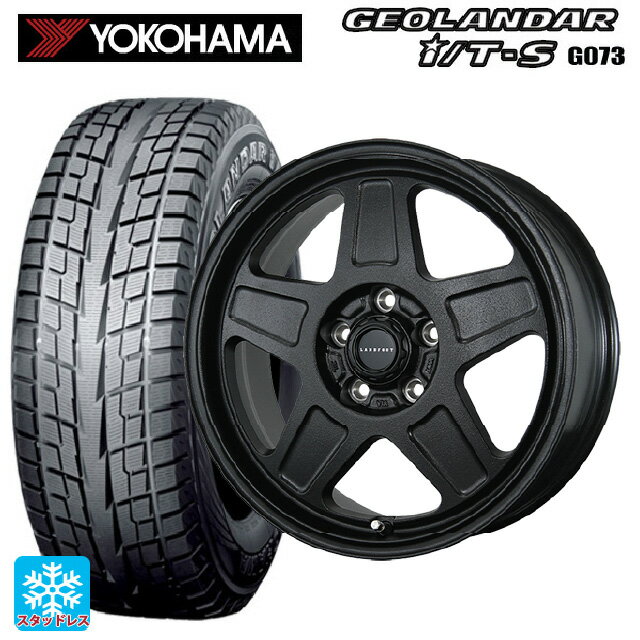 【6/15〜16限定 全品P5倍＆クーポン】215/65R16 98Q ヨコハマ ジオランダー ITS G073 正規品 トピー ランドフット GWD R/B 16-7J 国産車用 スタッドレスタイヤホイール4本セット