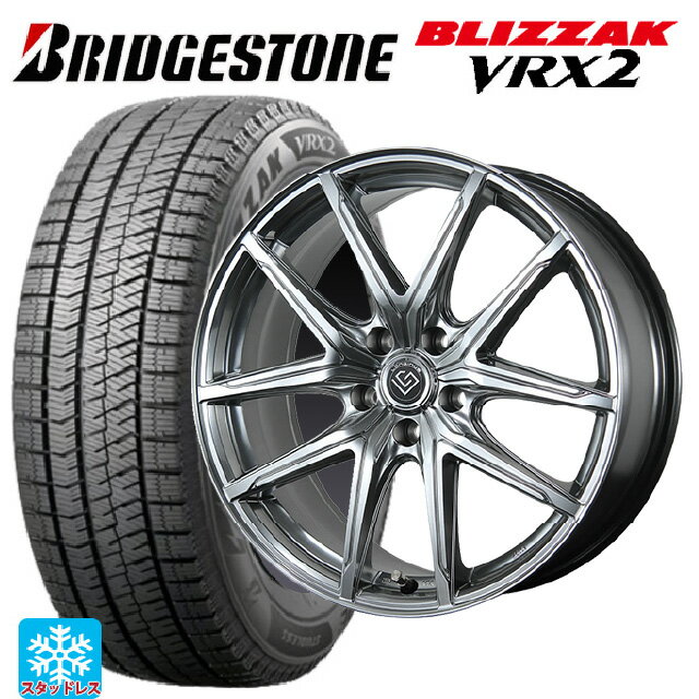 トヨタ アルファード(30系)用 2024年製 225/60R17 99Q ブリヂストン ブリザック VRX2 正規品 トピー ロンギヌス アールイーエックス H/S 新品スタッドレスタイヤホイール 4本セット