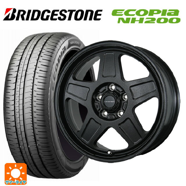 205/60R16 92H ブリヂストン エコピア NH200 正規品 トピー ランドフット GWD R/B 16-7J 国産車用 サマータイヤホイール4本セット