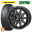 【4/25限定 抽選で最大100％ポイントバック】185/55R16 83V ダンロップ エナセーブEC204 ジャパン三陽 ハイブロック レグルス サテンブラック 16-6J 国産車用 サマータイヤホイール4本セット