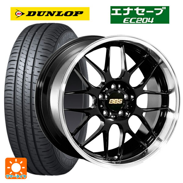 ホンダ ZR-V(RZ4)用 215/60R17 96H ダンロップ エナセーブEC204 BBS RG-R BKD 新品サマータイヤホイール 4本セット