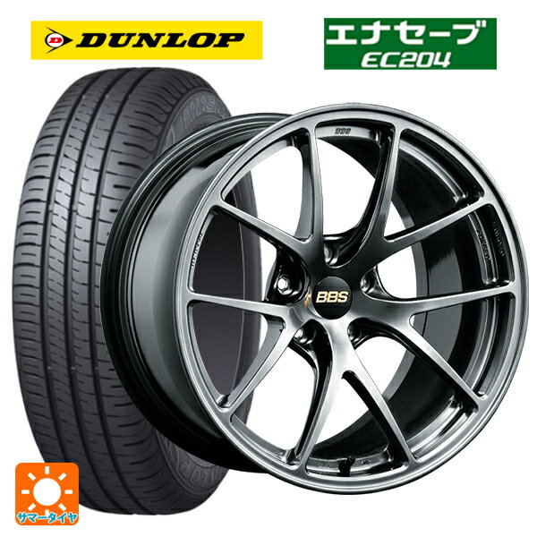 225/45R18 95W ダンロップ エナセーブEC204 BBS RI-A DB 18-7.5J 国産車用 サマータイヤホイール4本セット