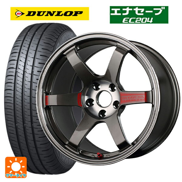 【6/15〜16限定 全品P5倍＆クーポン】185/60R15 84H ダンロップ エナセーブEC204 レイズ ボルクレーシング TE37SL サーガ PG 15-7J 国産車用 サマータイヤホイール4本セット