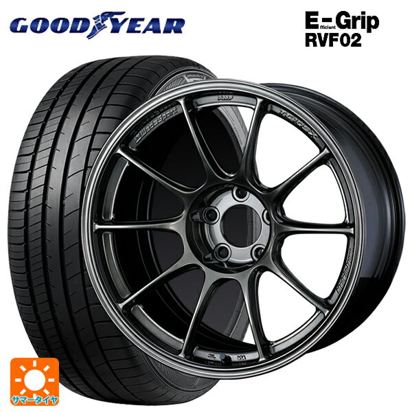 225/45R18 95W XL グッドイヤー エフィシェントグリップ RVF02 ウェッズ ウェッズスポーツ TC105X EJ-TITAN 18-8J 国産車用 サマータイヤホイール4本セット