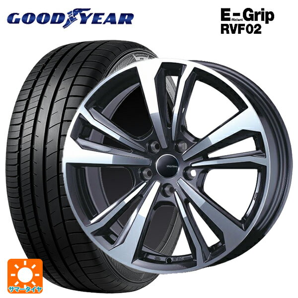 フォルクスワーゲン T-ROC(A1D)用 215/55R17 98V XL グッドイヤー エフィシェントグリップ RVF02 スマートライン 365 ガンメタリックポリッシュ 新品サマータイヤホイール 4本セット