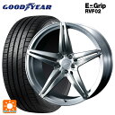 215/45R17 91W XL グッドイヤー エフィシェントグリップ RVF02 エンケイ レーシング GTC02 マットブラック 17-7.5J 国産車用 サマータイヤホイール4本セット