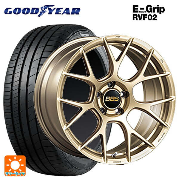 225/45R18 95W XL グッドイヤー エフィシェントグリップ RVF02 BBS RE-V7 GL 18-7.5J 国産車用 サマータイヤホイール4本セット