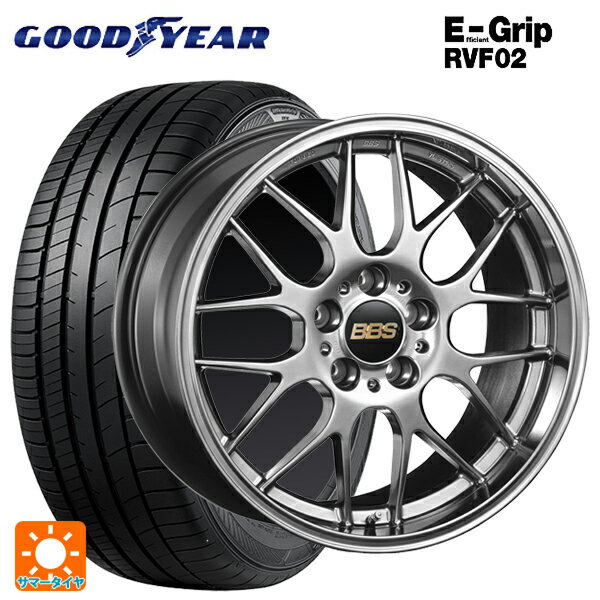 【6/15〜16限定 全品P5倍＆クーポン】215/45R17 91W XL グッドイヤー エフィシェントグリップ RVF02 BBS RG-R DB 17-7J 国産車用 サマータイヤホイール4本セット