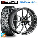 215/55R17 98W XL ヨコハマ ブルーアース4S AW21 BBS RF DB 17-7.5J 国産車用 オールシーズンタイヤホイール4本セット