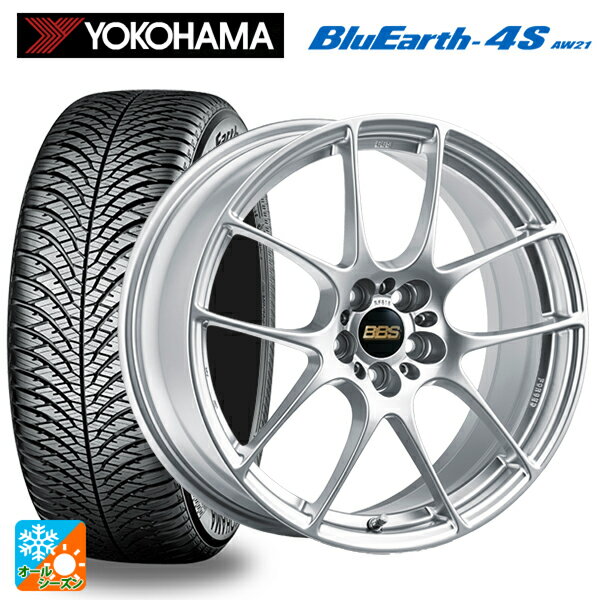 トヨタ カローラ スポーツ(210系)用 215/45R17 91W XL ヨコハマ ブルーアース4S AW21 RF DS 新品オールシーズンタイヤホイール 4本セット