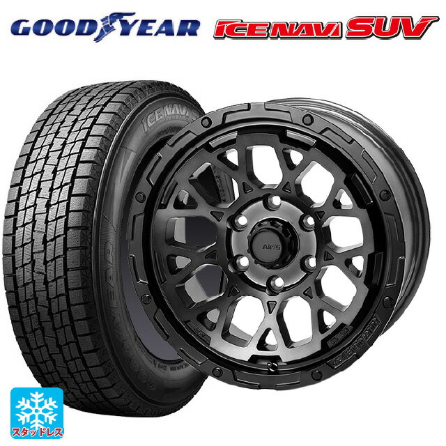 【6/15〜16限定 全品P5倍＆クーポン】235/70R16 106Q グッドイヤー アイスナビ SUV 4×4エンジニアリング エアーG ロックス ゴーストエディション ゴーストエディション 16-7J 国産車用 スタッドレスタイヤホイール4本セット