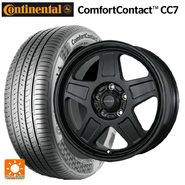 205/60R16 92V コンチネンタル コンフォートコンタクト CC7 正規品 トピー ランドフット GWD R/B 16-7J 国産車用 サマータイヤホイール4本セット