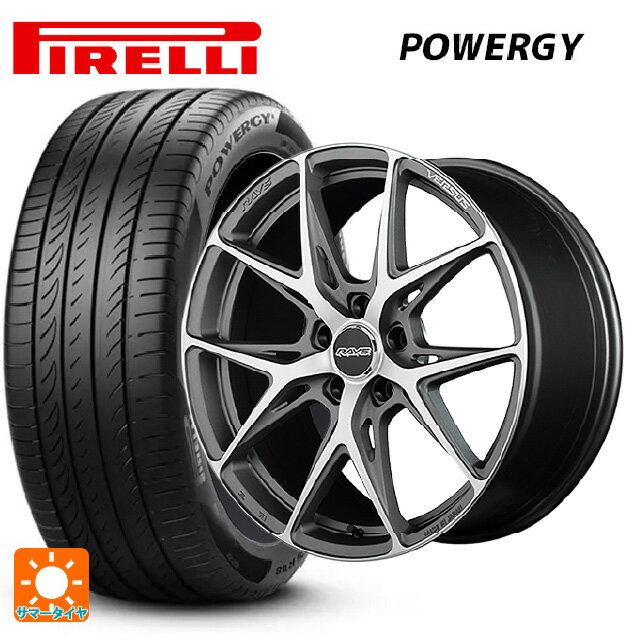 215/45R18 93W XL ピレリ パワジー 正規品 # レイズ ベルサス クラフトコレクション VV21S G8J 18-8J 国産車用 サマータイヤホイール4本セット