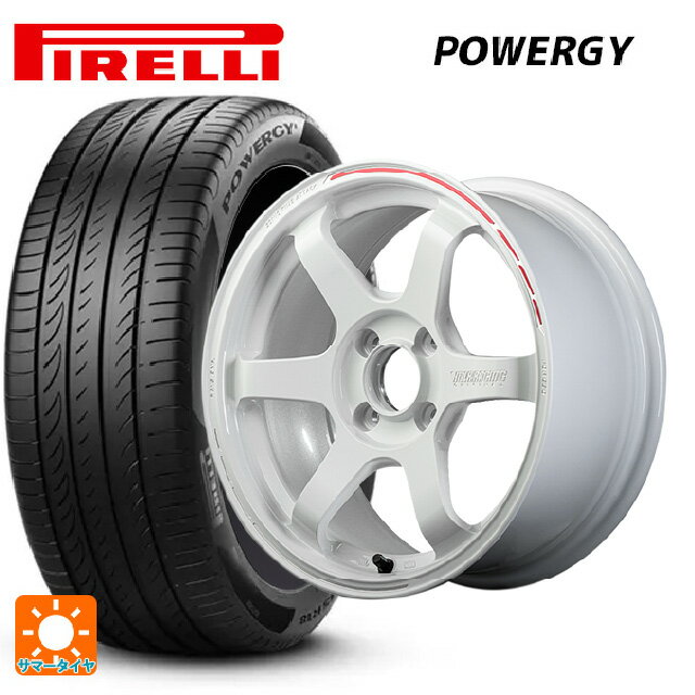 195/55R15 85V ピレリ パワジー 正規品 レイズ ボルクレーシング TE37ソニック タイムアタックエディション WR 15-5.5J 国産車用 サマータイヤホイール4本セット