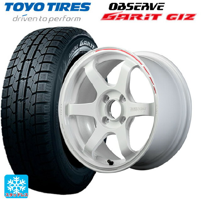 【6/22 20時〜 全品P5倍＆クーポン】175/55R15 77Q トーヨー オブザーブ ガリットギズ レイズ ボルクレーシング TE37ソニック タイムアタックエディション WR 15-5.5J 国産車用 スタッドレスタイヤホイール4本セット