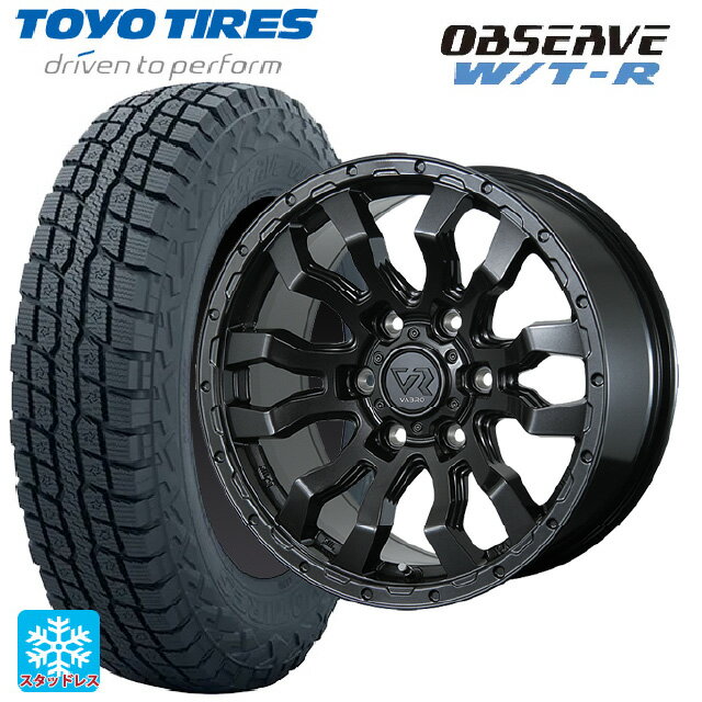 トヨタ ランドクルーザープラド(150系)用 285/70R17 116/113Q トーヨー オブザーブ W/T-R # トピー ヴァブロ RR-01 GM 新品スタッドレスタイヤホイール 4本セット