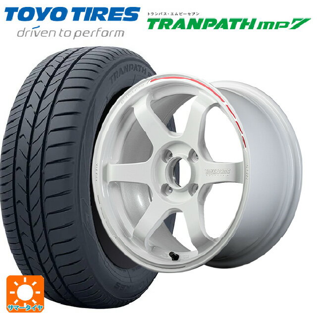 【6/22 20時〜 全品P5倍＆クーポン】185/60R15 84H トーヨー トランパス MP7 レイズ ボルクレーシング TE37ソニック タイムアタックエディション WR 15-5.5J 国産車用 サマータイヤホイール4本セット