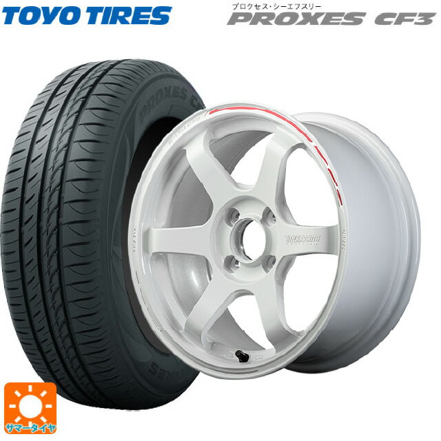 【6/15〜16限定 全品P5倍＆クーポン】165/55R15 75V トーヨー プロクセス CF3 レイズ ボルクレーシング TE37ソニック タイムアタックエディション WR 15-5J 国産車用 サマータイヤホイール4本セット