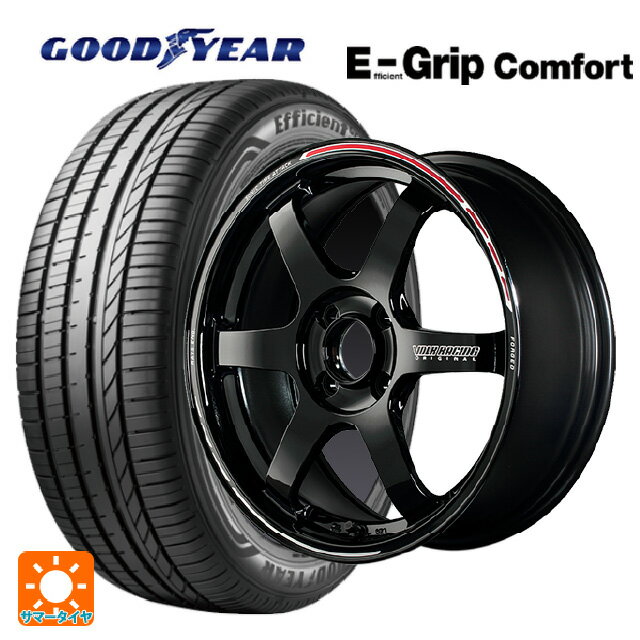 【6/22 20時〜 全品P5倍＆クーポン】165/45R16 74V XL グッドイヤー エフィシェントグリップ コンフォート レイズ ボルクレーシング TE37ソニック タイムアタックエディション KR 16-5.5J 国産車用 サマータイヤホイール4本セット