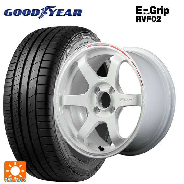 165/55R15 75V グッドイヤー エフィシェントグリップ RVF02 レイズ ボルクレーシング TE37ソニック タイムアタックエディション WR 15-5J 国産車用 サマータイヤホイール4本セット