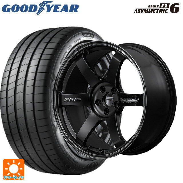 235/45R18 98Y XL グッドイヤー イーグル F1 アシメトリック6 レイズ ボルクレーシング TE37サーガ S-プラス ブラックシャドー # PH 18-7.5J 国産車用 サマータイヤホイール4本セット