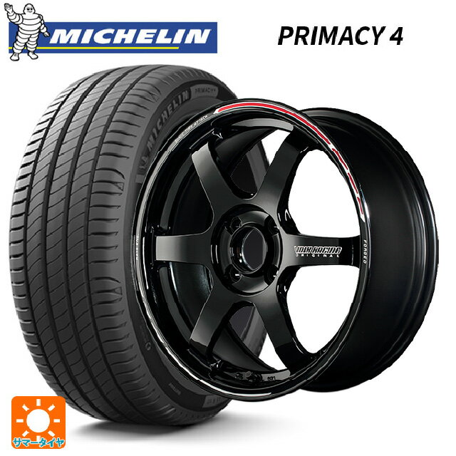 【6/22 20時〜 全品P5倍＆クーポン】185/60R15 88H XL ミシュラン 正規品 プライマシー4 レイズ ボルクレーシング TE37ソニック タイムアタックエディション KR 15-5.5J 国産車用 サマータイヤホイール4本セット