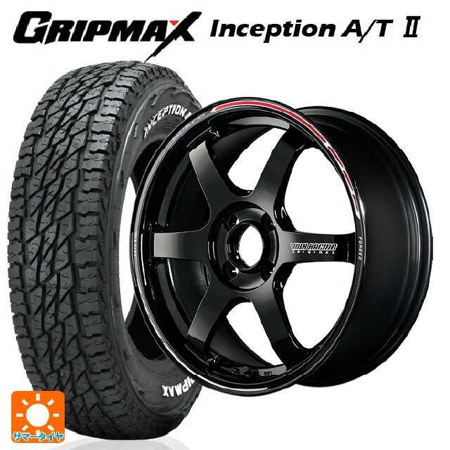 【6/15〜16限定 全品P5倍＆クーポン】185/60R15 84H グリップマックス インセプション A/T2 ホワイトレター レイズ ボルクレーシング TE37ソニック タイムアタックエディション KR 15-5.5J 国産車用 サマータイヤホイール4本セット