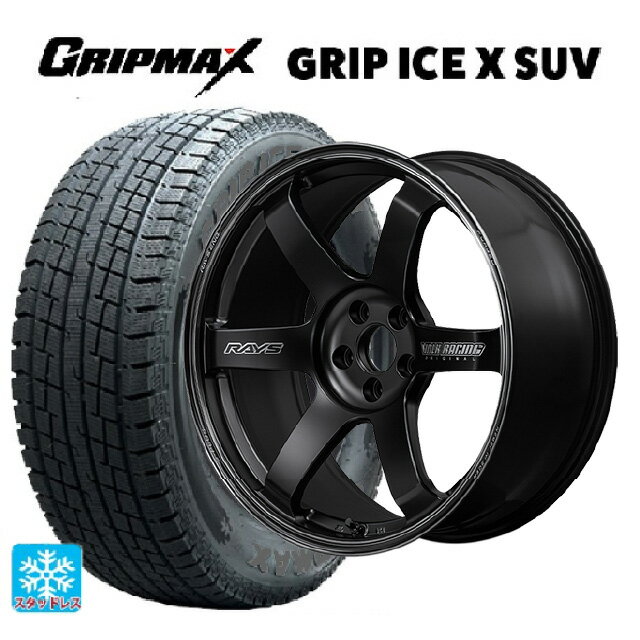 在庫有 225/60R18 104H XL グリップマックス グリップアイスX SUV ブラックレター # レイズ ボルクレーシング TE37サーガ S-プラス ブラックシャドー # PH 18-7.5J 国産車用 スタッドレスタイヤホイール4本セット