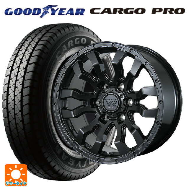 【5/27 1:59迄 最大3万円OFFクーポン】195/80R15 107/105N グッドイヤー カーゴプロ トピー ヴァブロ RR-01 GM 15-6J 国産車用 サマータイヤホイール4本セット