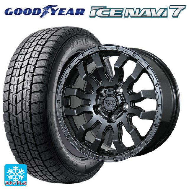 【6/20限定 全品P5倍＆クーポン】215/65R16 98Q グッドイヤー アイスナビ7(数量限定) トピー ヴァブロ RR-01 GM 16-7J 国産車用 スタッドレスタイヤホイール4本セット