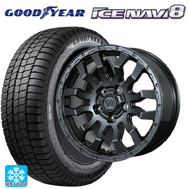 2024年製 205/55R16 91Q グッドイヤー アイスナビ8 # トピー ヴァブロ RR-01 GM 16-7J 国産車用 スタッドレスタイヤホイール4本セット