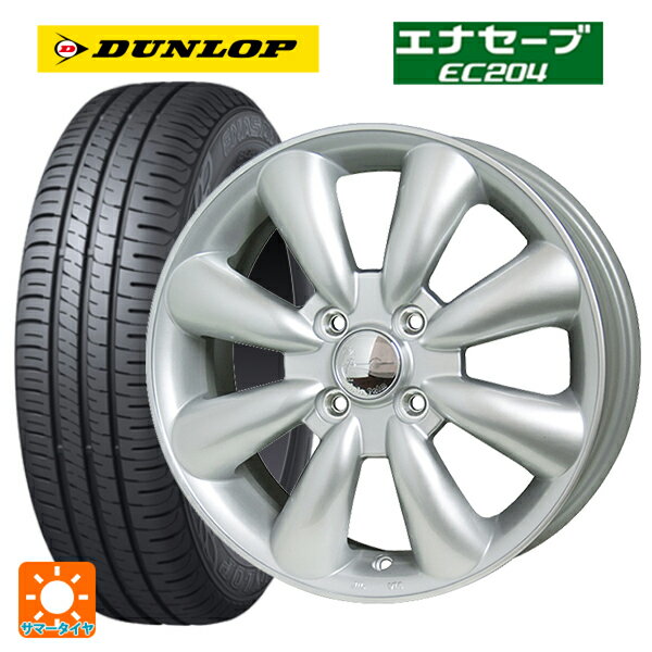 【6/22 20時〜 全品P5倍＆クーポン】155/65R13 73S ダンロップ エナセーブEC204 ホットスタッフ ララパーム KC8 S 13-4J 国産車用 サマータイヤホイール4本セット