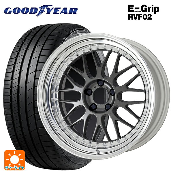トヨタ ヴェルファイア(30系)用 225/60R17 99H グッドイヤー エフィシェントグリップ RVF02 ワーク マイスター M1 3ピース MGM 新品サマータイヤホイール 4本セット