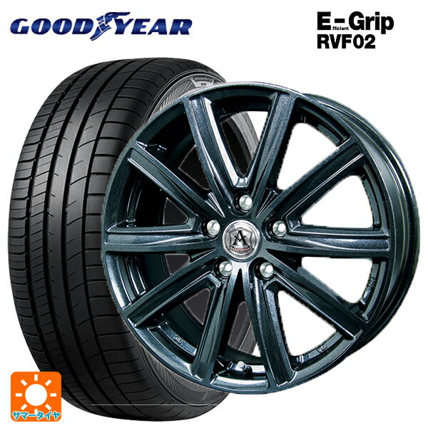 225/45R18 95W XL グッドイヤー エフィシェントグリップ RVF02 テクノピア アフロディーテ MZ ディープメタル 18-7.5J 国産車用 サマータイヤホイール4本セット