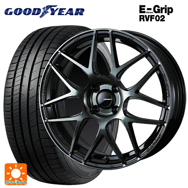 【6/22 20時〜 全品P5倍＆クーポン】175/55R15 77V グッドイヤー エフィシェントグリップ RVF02 ウェッズ ウェッズスポーツ SA27R WBC 15-6J 国産車用 サマータイヤホイール4本セット