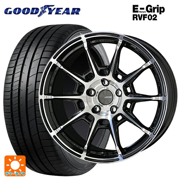 【6/22 20時〜 全品P5倍＆クーポン】225/40R19 93W XL グッドイヤー エフィシェントグリップ RVF02 共豊 ガレルナ レフィーノ made by エンケイ BP 19-8J 国産車用 サマータイヤホイール4本セット