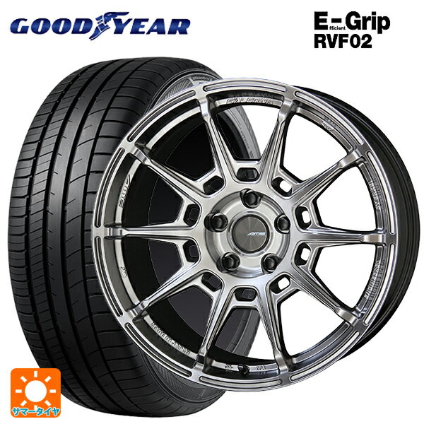 165/55R15 75V グッドイヤー エフィシェントグリップ RVF02 共豊 ガレルナ レフィーノ made by エンケイ HS 15-4.5J 国産車用 サマータイヤホイール4本セット