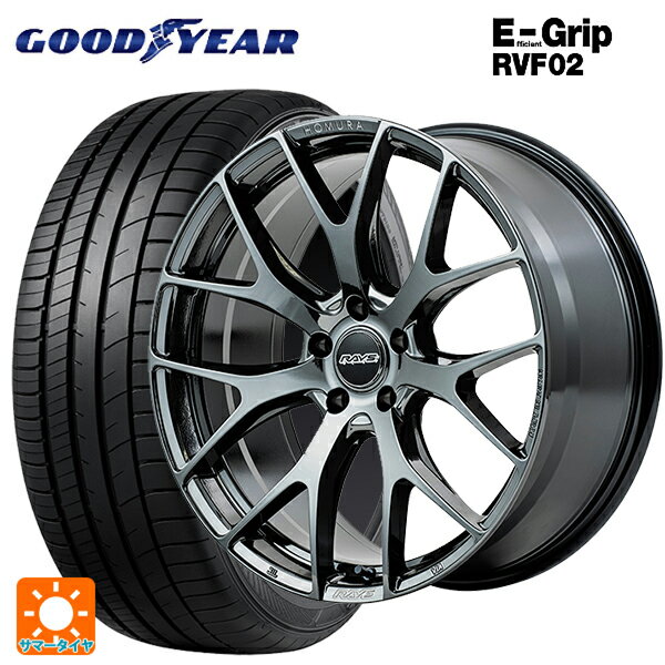 225/40R19 93W XL グッドイヤー エフィシェントグリップ RVF02 レイズ ホムラ 2X7FT YNJ 19-8J 国産車用 サマータイヤホイール4本セット