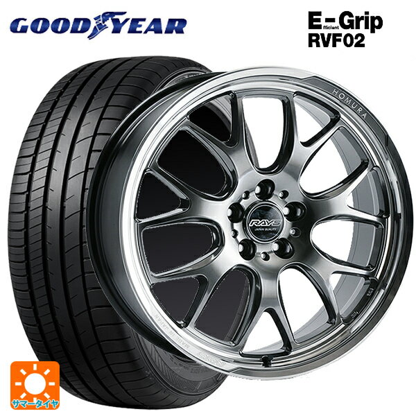 スバル レヴォーグ(VN系)用 225/40R19 93W XL グッドイヤー エフィシェントグリップ RVF02 ホムラ 2X7RA QAJ 新品サマータイヤホイール 4本セット