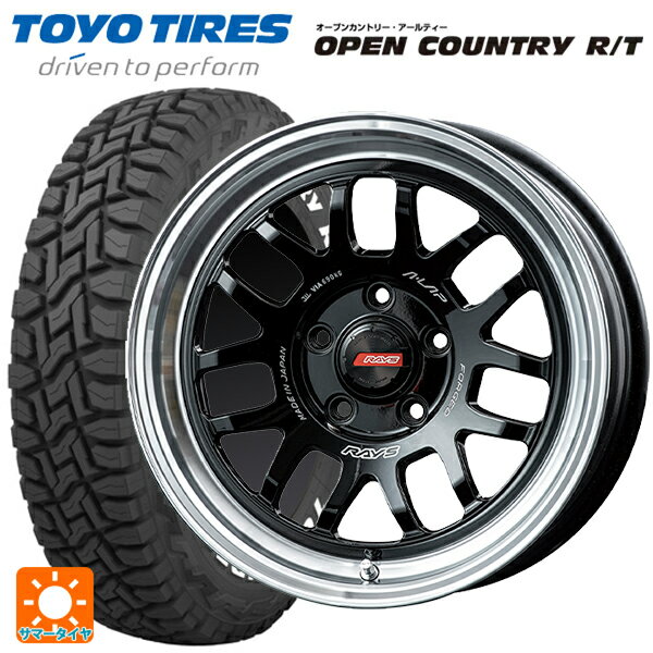 【6/20限定 全品P5倍＆クーポン】225/70R16 102Q トーヨー オープンカントリー RT ホワイトレター # レイズ A LAP(エーラップ) 07X BD 16-7J 国産車用 サマータイヤホイール4本セット