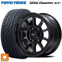 【5/9 20時〜 最大3万円OFFクーポン】トヨタ ハイラックス(120系)用 265/65R17 112H トーヨー オープンカントリー AT3 ホワイトレター ナイトロパワー M10 PERSHING バレルブラックエディション バレルブラック 新品サマータイヤホイール 4本セット