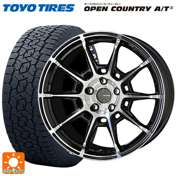 215/60R17 109/107R トーヨー オープンカントリー AT3 ホワイトレター 共豊 ガレルナ レフィーノ made by エンケイ BP 17-6.5J 国産車用 サマータイヤホイール4本セット