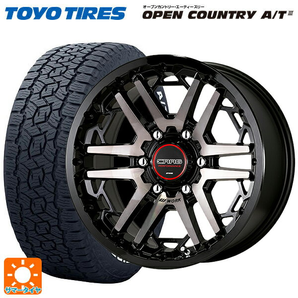 ミツビシ トライトン(GSRグレード)(LC2T)用 265/65R17 112H トーヨー オープンカントリー AT3 ホワイトレター クラッグ ティーグラビック3 BPA 新品サマータイヤホイール 4本セット