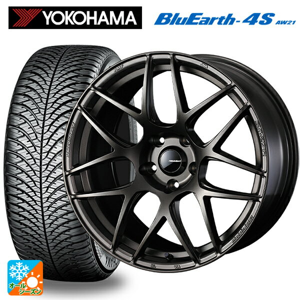 スバル レヴォーグ(VN系)用 245/40R18 97Y ヨコハマ ブルーアース4S AW21 ウェッズ ウェッズスポーツ S..