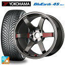 225/45R18 95Y ヨコハマ ブルーアース4S AW21 レイズ ボルクレーシング TE37SL サーガ PG 18-8.5J 国産車用 オールシーズンタイヤホイール4本セット