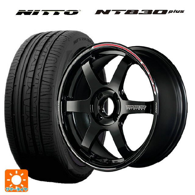 【6/22 20時〜 全品P5倍＆クーポン】165/45R16 74W XL ニットー NT830 プラス レイズ ボルクレーシング TE37ソニック タイムアタックエディション KR 16-5.5J 国産車用 サマータイヤホイール4本セット
