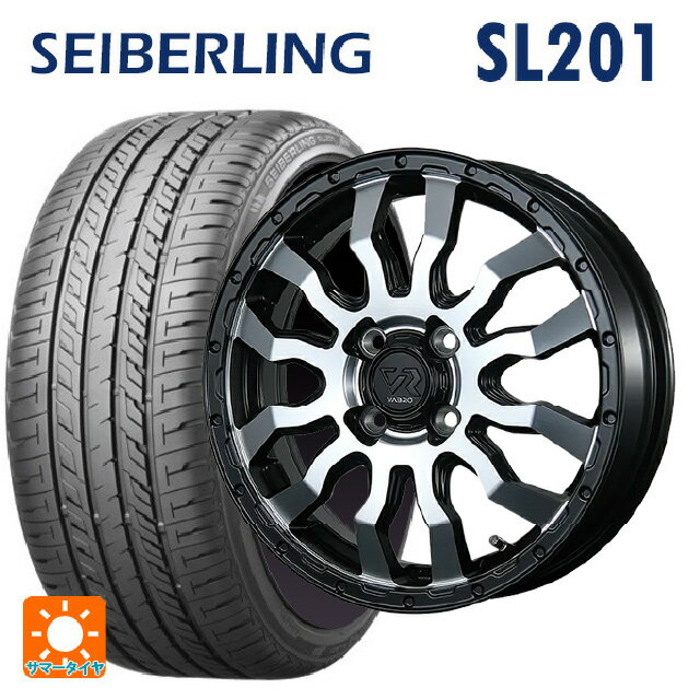 【6/15〜16限定 全品P5倍＆クーポン】165/55R14 72V セイバーリング セイバーリング SL201(ブリヂストン工場生産） トピー ヴァブロ RR-01 MC 14-4.5J 国産車用 サマータイヤホイール4本セット