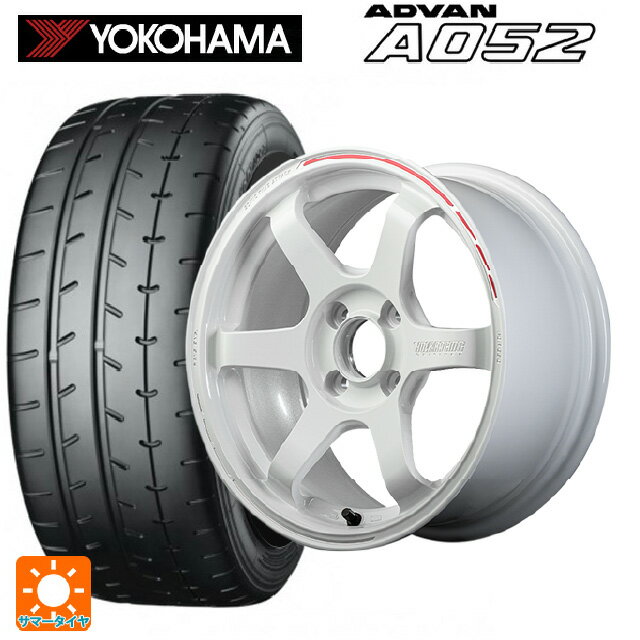 195/55R15 89V XL ヨコハマ アドバン A052 正規品 レイズ ボルクレーシング TE37ソニック タイムアタックエディション WR 15-5.5J 国産車用 サマータイヤホイール4本セット